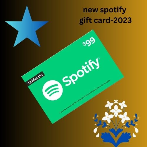 New Spotify gift card-2023